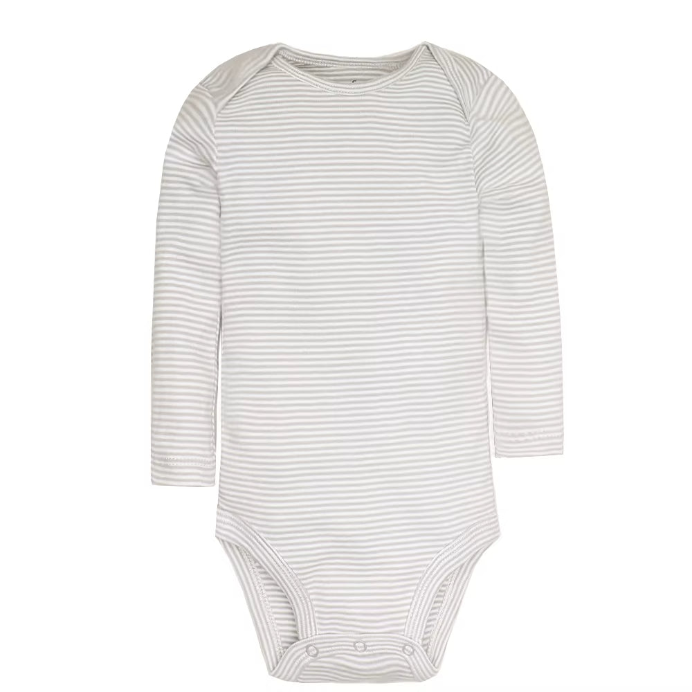 Long & Short Sleeves 5-pack bodysuits Baby Boy Onesies 100% Cotton Safari Adventure