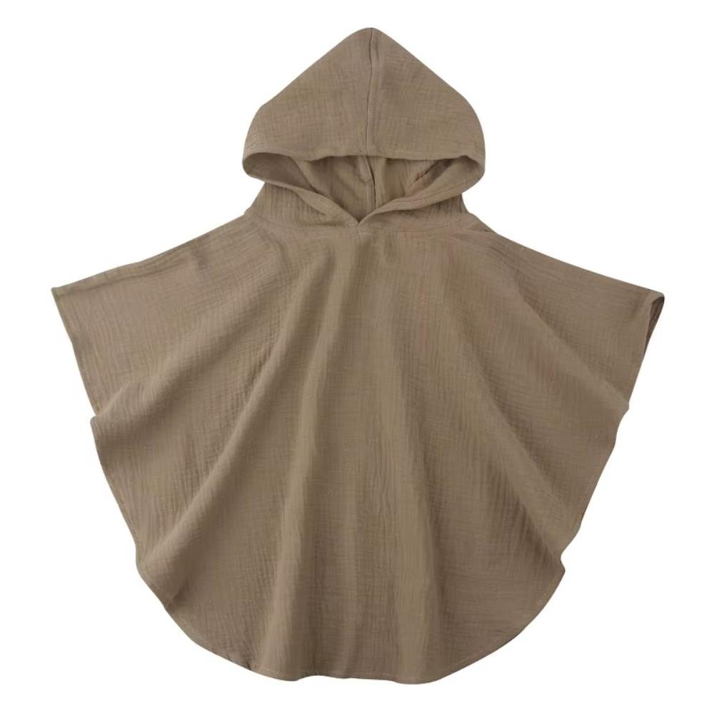 Baby Hooded Cotton Towel Poncho for Boys and Girls