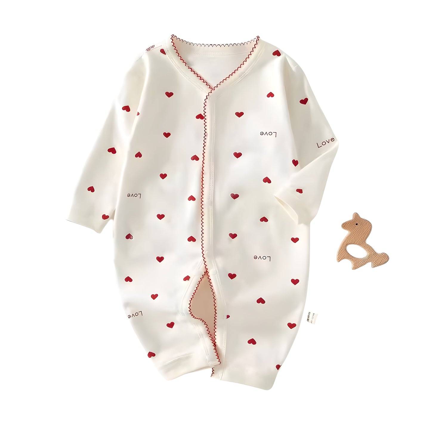 Baby Rompers Love Print Bodysuit & One piece Long Sleeve Newborn