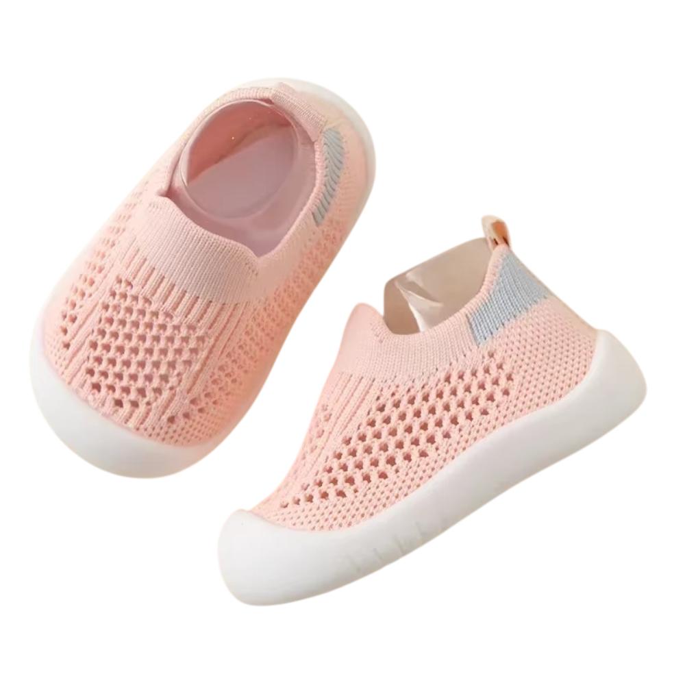 Breathable Knitted Slip On Kids Trainers for Boys and Girls