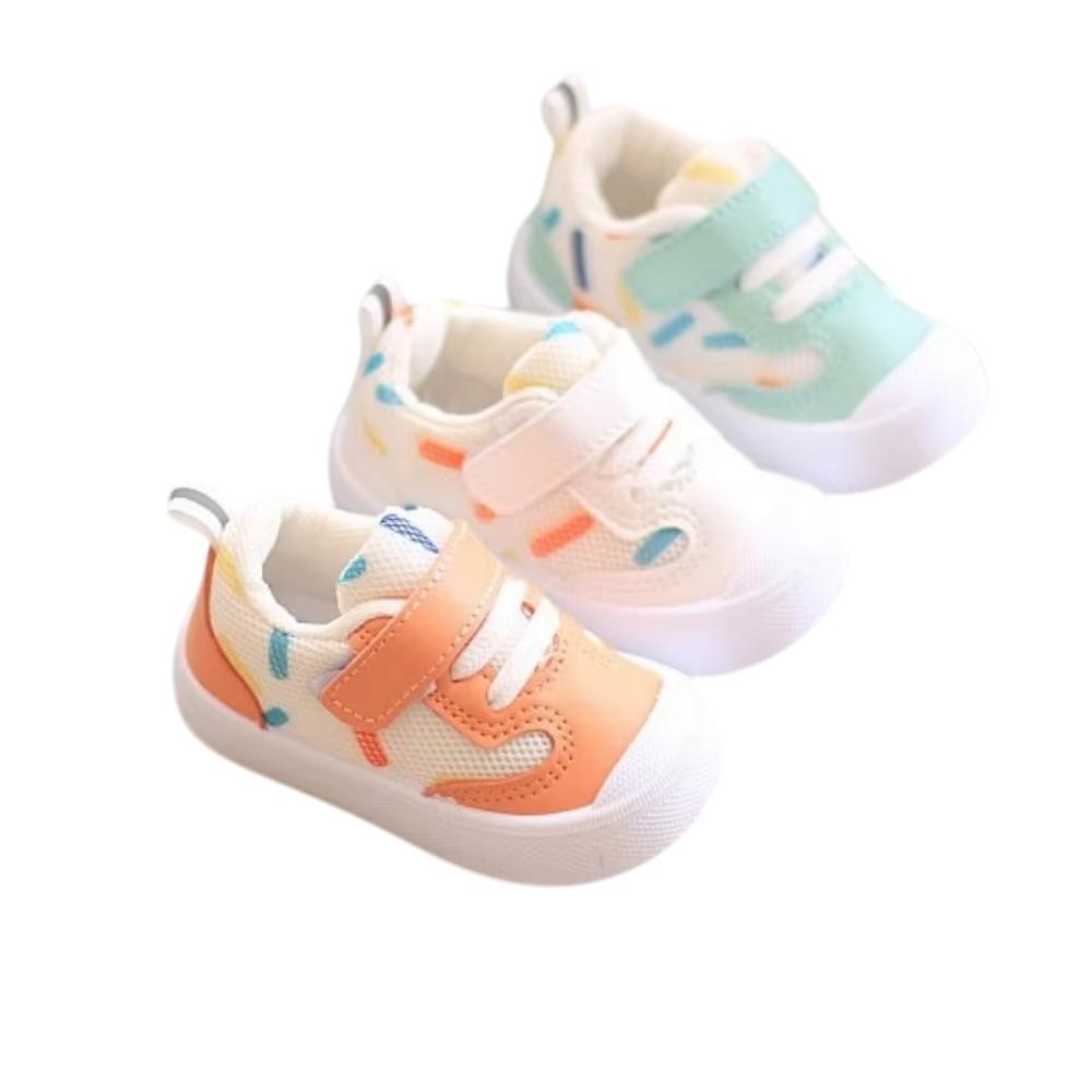 Breathable Mesh Trainers for Kids with Soft Sole Support