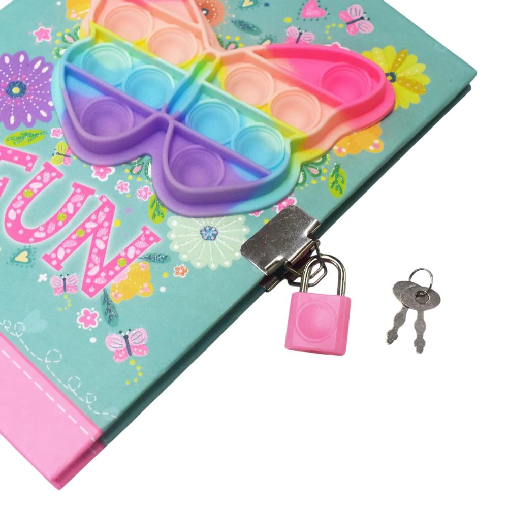 Girls Secret Diary with Lock and Pen Set School Gift