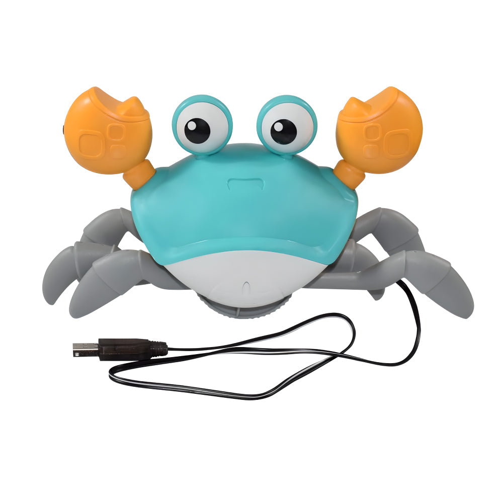 Interactive Crawling Crab Toy with Music and Sound Effects
