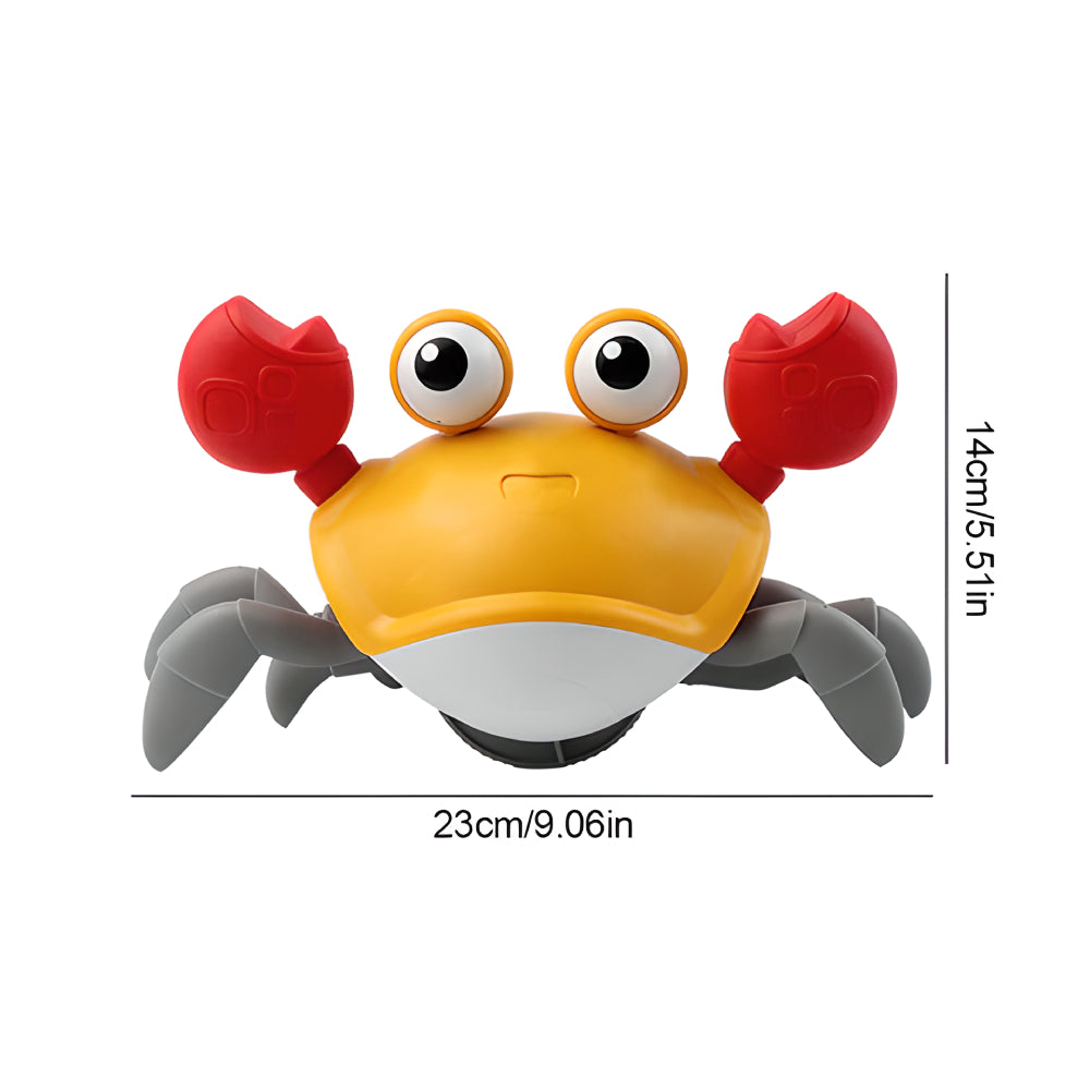 Interactive Crawling Crab Toy with Music and Sound Effects