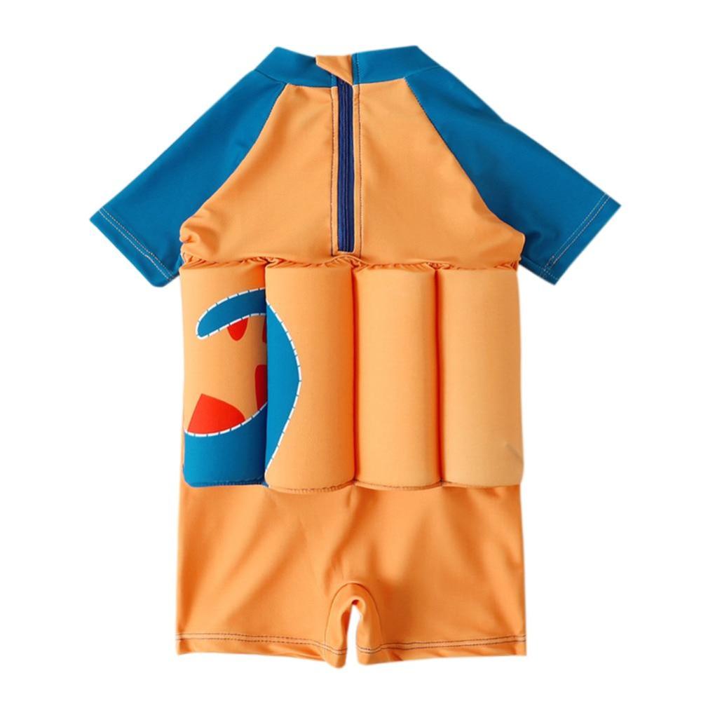Dinosaur Puddle Jumper-Inspired Float Swimsuit for Boys and Girls – Short Sleeve Buoyancy Swimwear