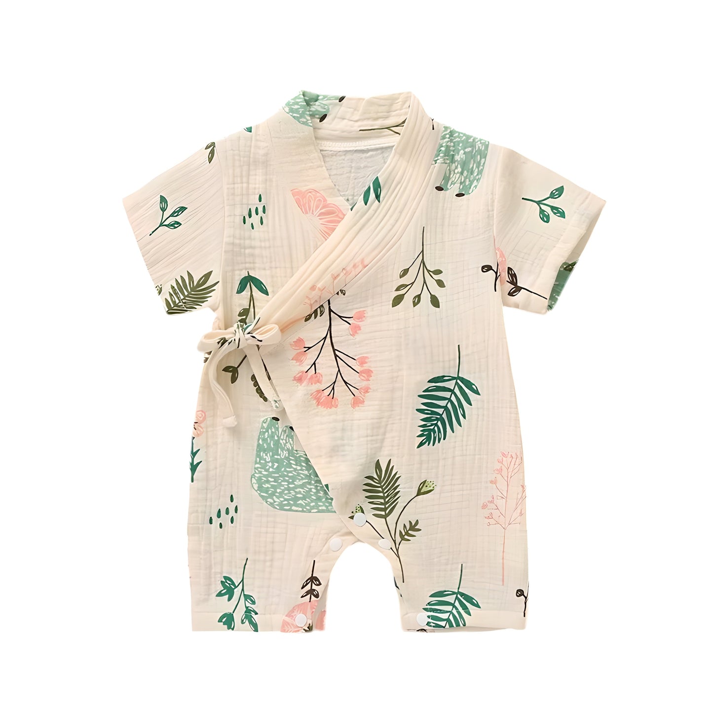 Unisex Kimono Romper Baby Girl Boys Newborn Infant