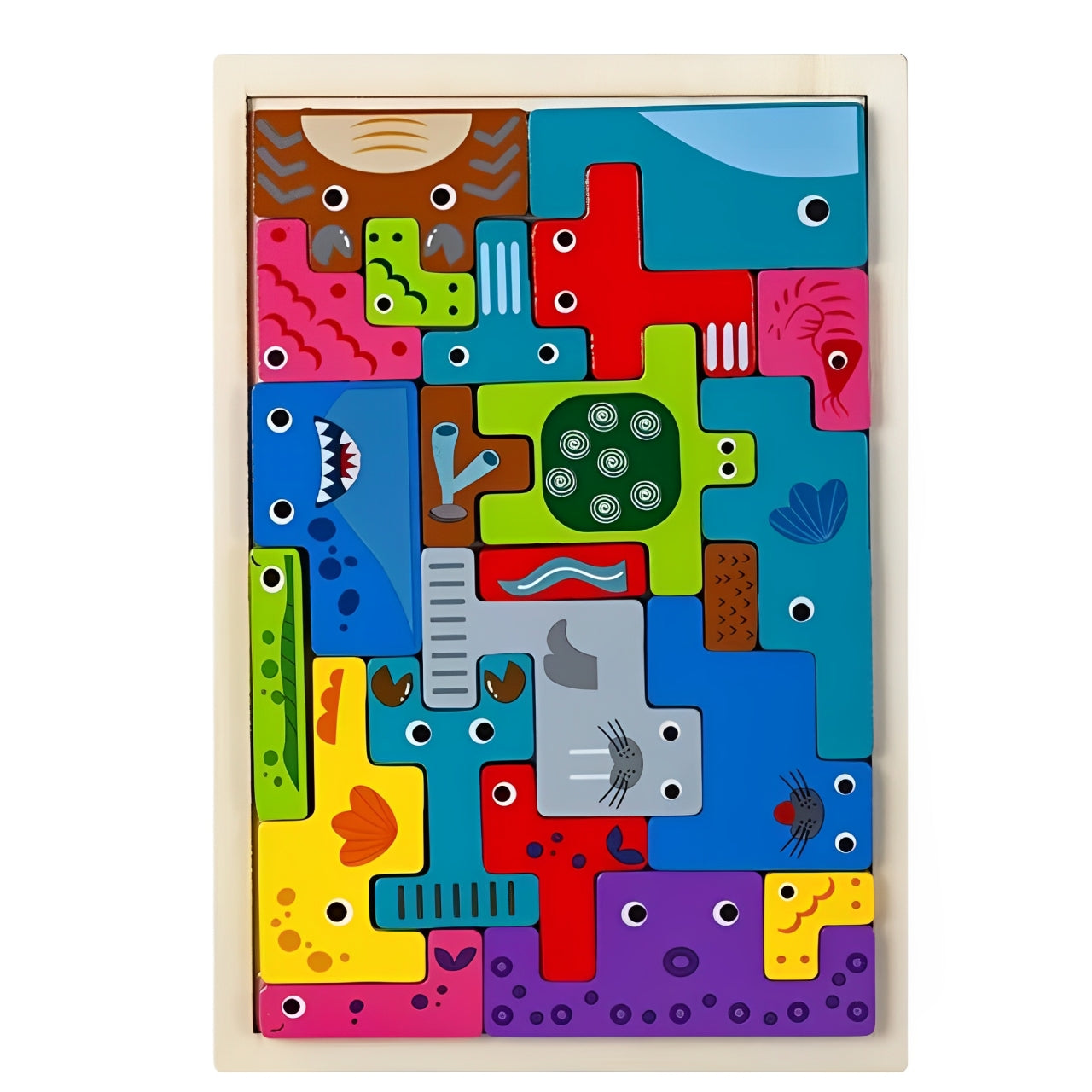 Montessori Wooden Puzzle Toy for Kids