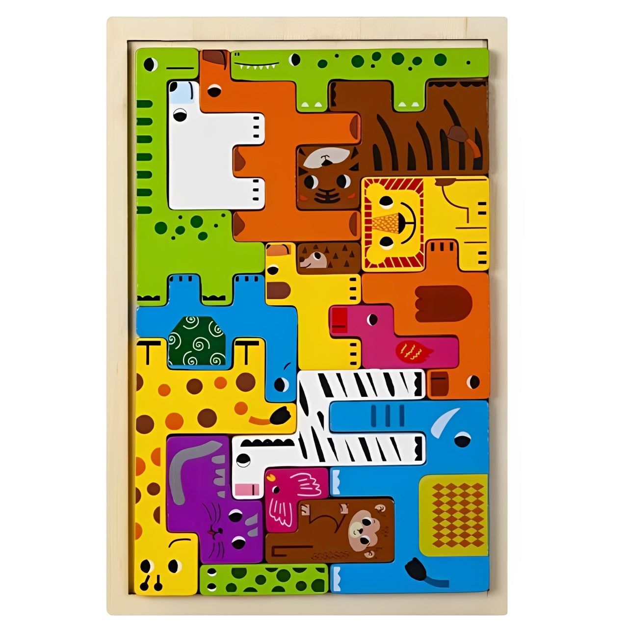 Montessori Wooden Puzzle Toy for Kids