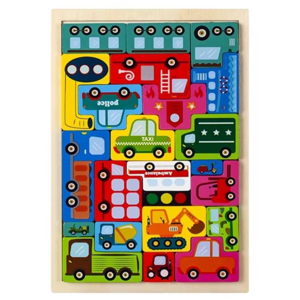 Montessori Wooden Puzzle Toy for Kids