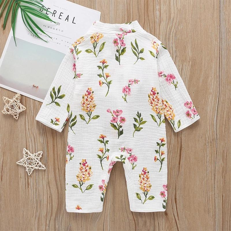 Baby Girl Kimono Romper Newborn Infant Flower Print