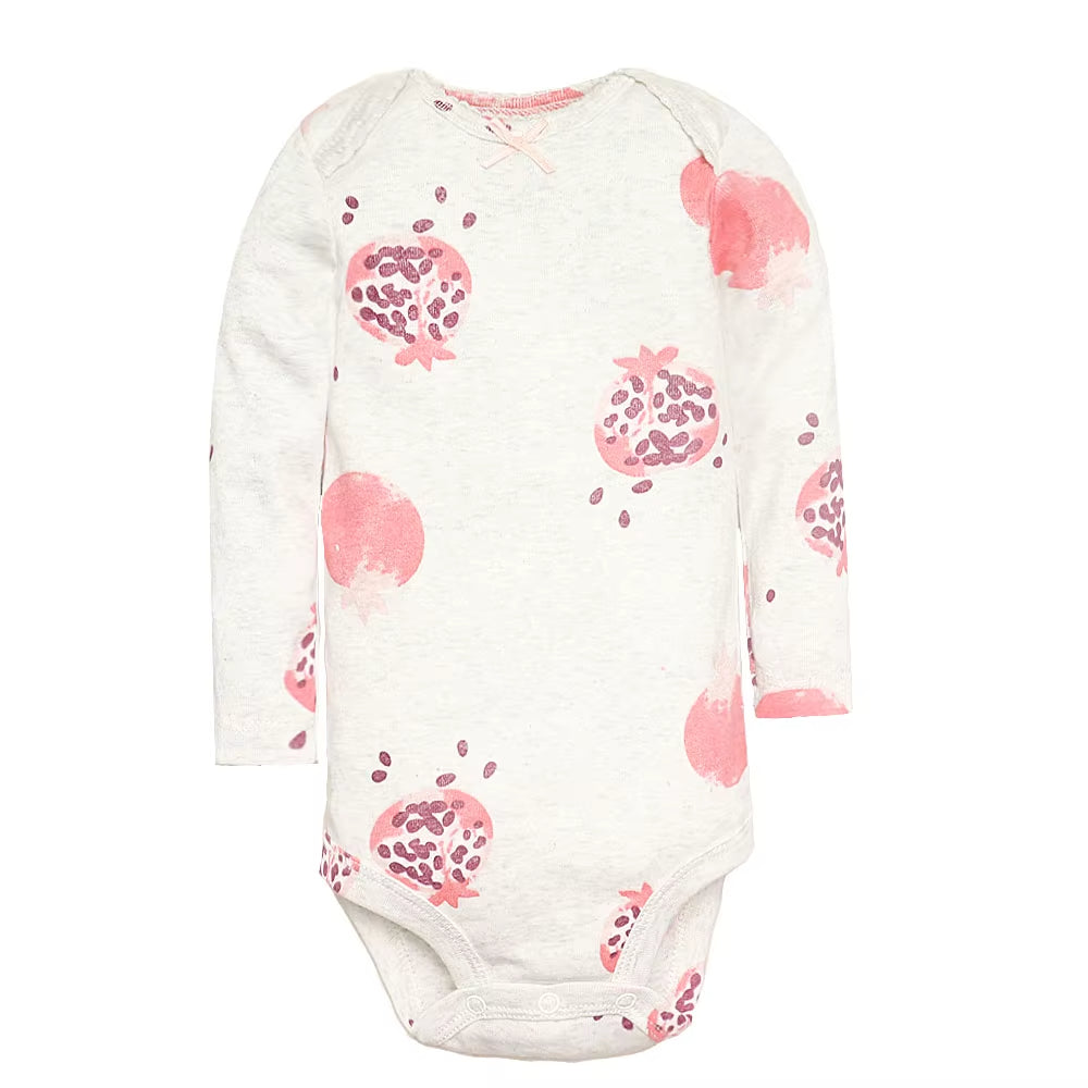 Short & Long Sleeves 5-Pack Bodysuits Baby Girl Onesies 100% Cotton Pastel Colors