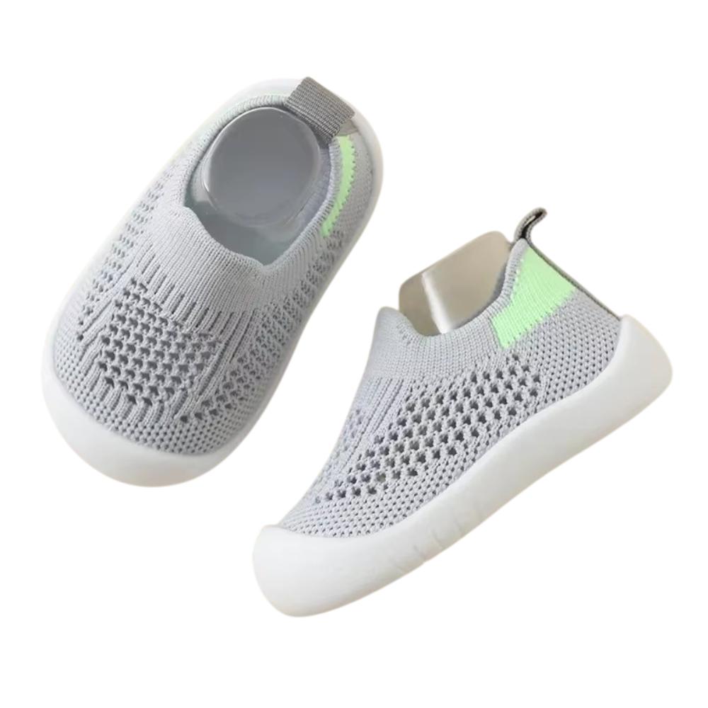 Breathable Knitted Slip On Kids Trainers for Boys and Girls