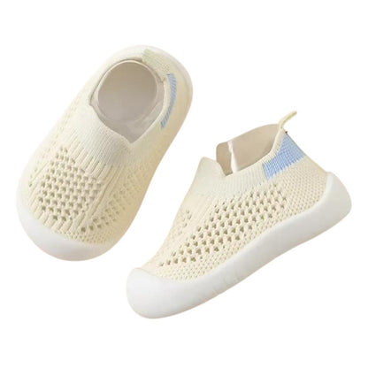 Breathable Knitted Slip On Kids Trainers for Boys and Girls