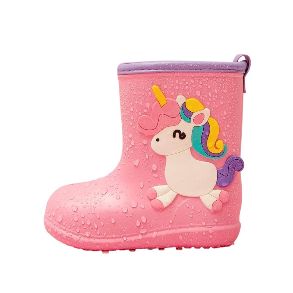 Kids Waterproof Wellies Rain Boots for Boys and Girls