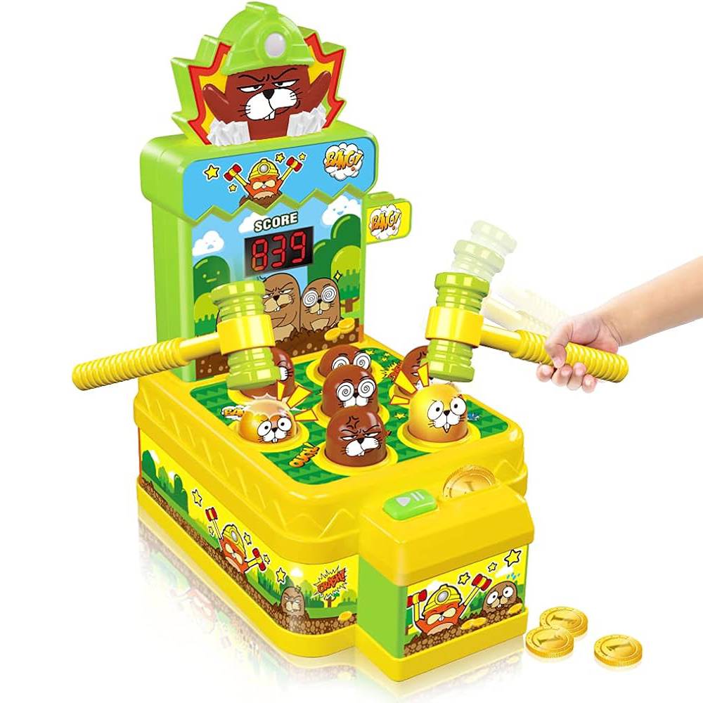 Kids Whack a Mole Coin Bank Arcade Game Toy