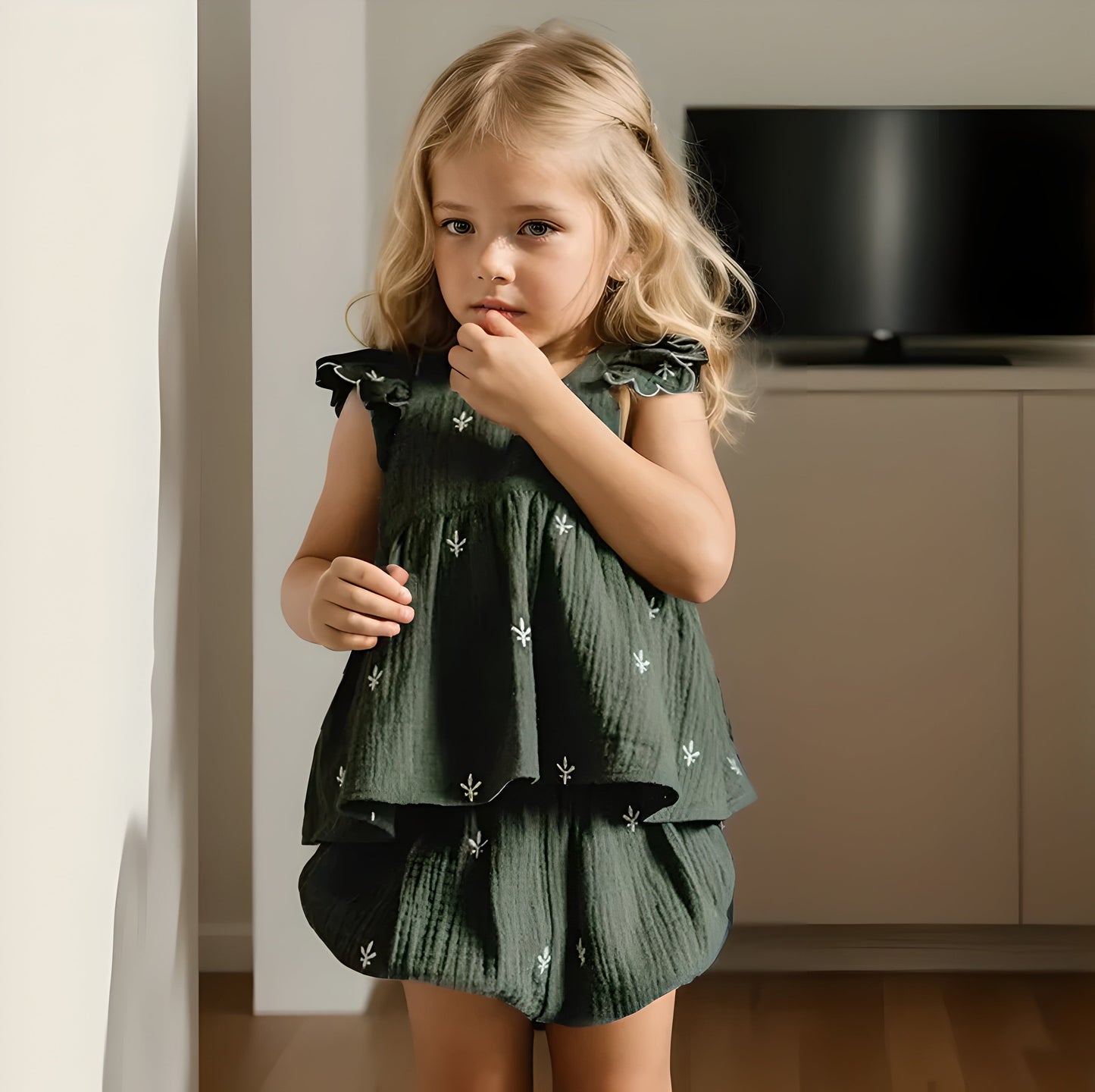 Baby Girl Sets Organic Cotton Embroidery