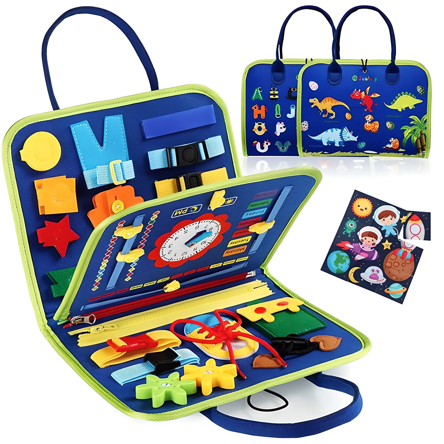 Toddler busy board Montessori toys activity book