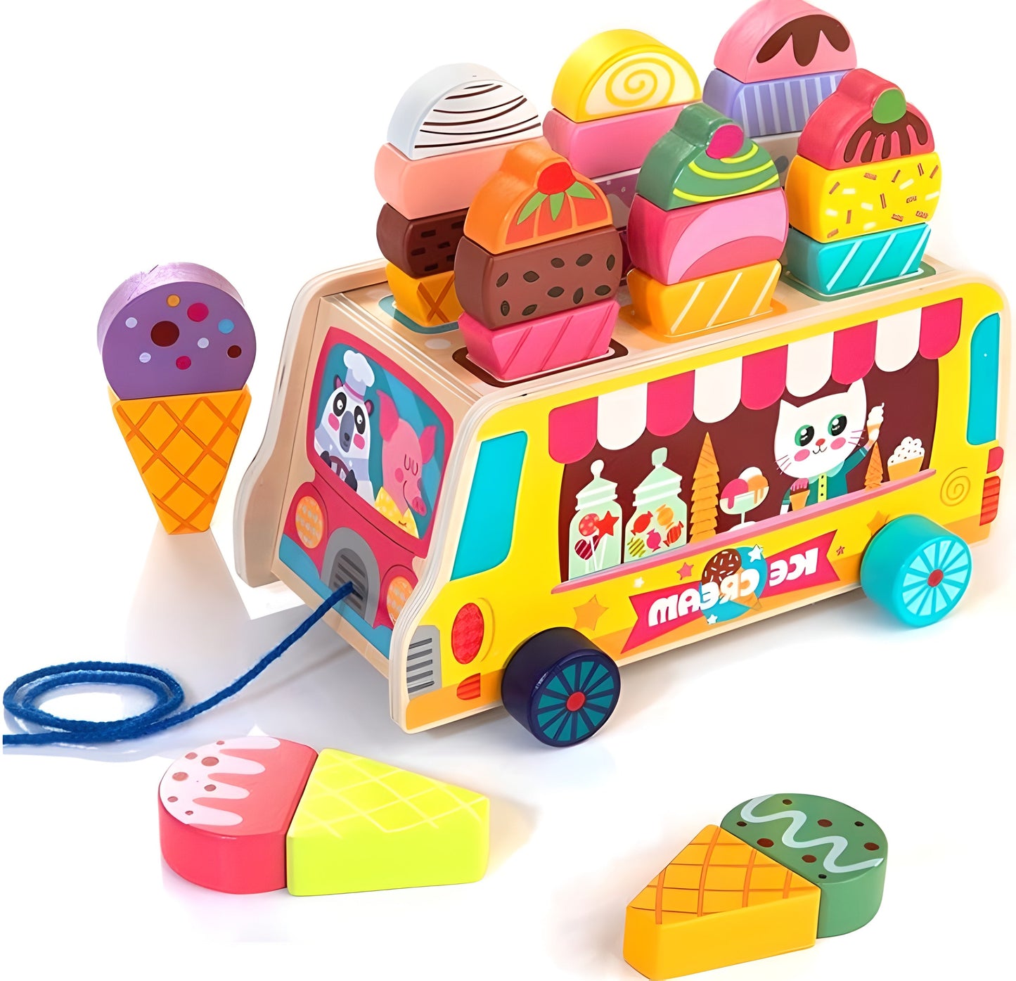 Ice Cream Truck Educational toddler Toy